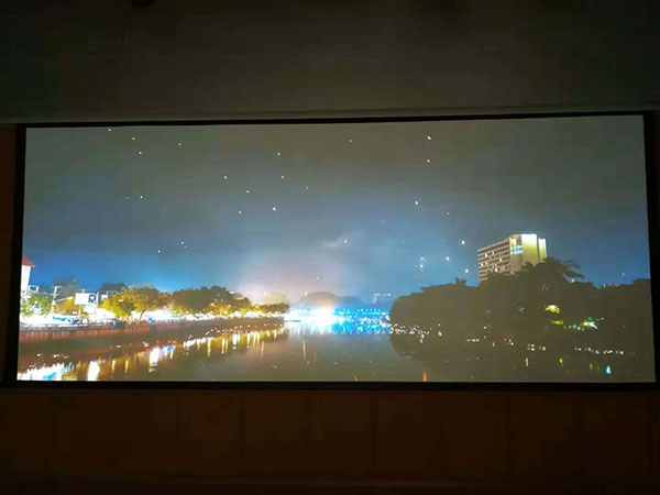 長壽某小學投影融合項目